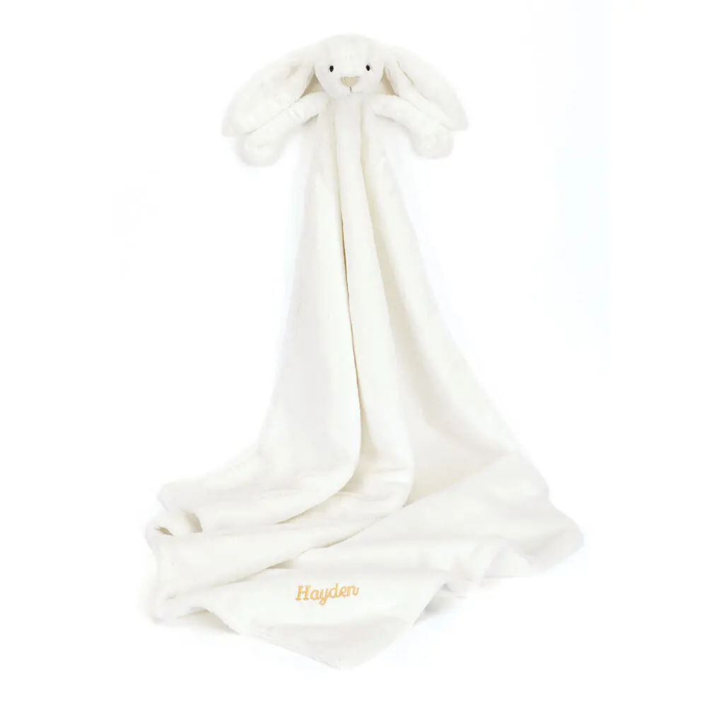 Personalized Bashful Luxe Bunny Luna Blankie