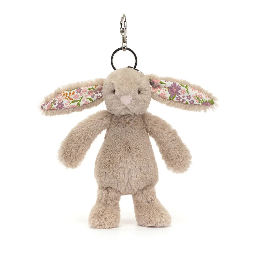 Blossom Beige Bunny 'Petal' Bag Charm