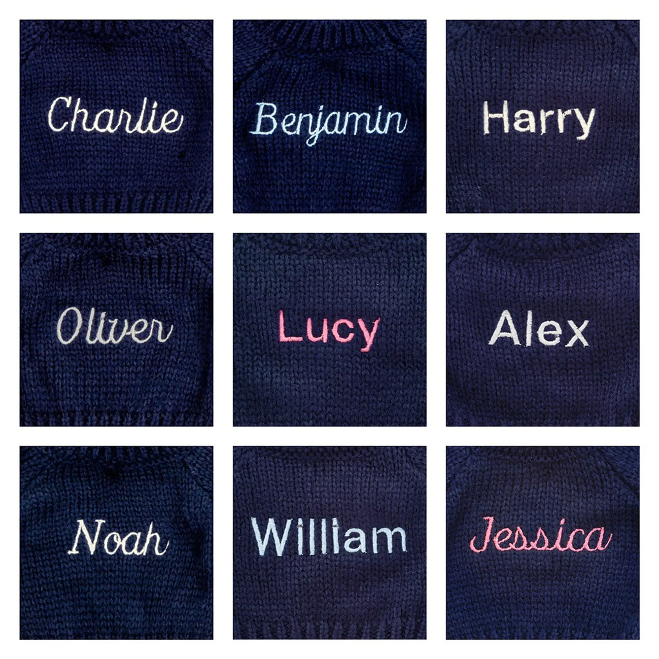 Bashful Beige Bunny with Personalized Navy Jumper - Image 2